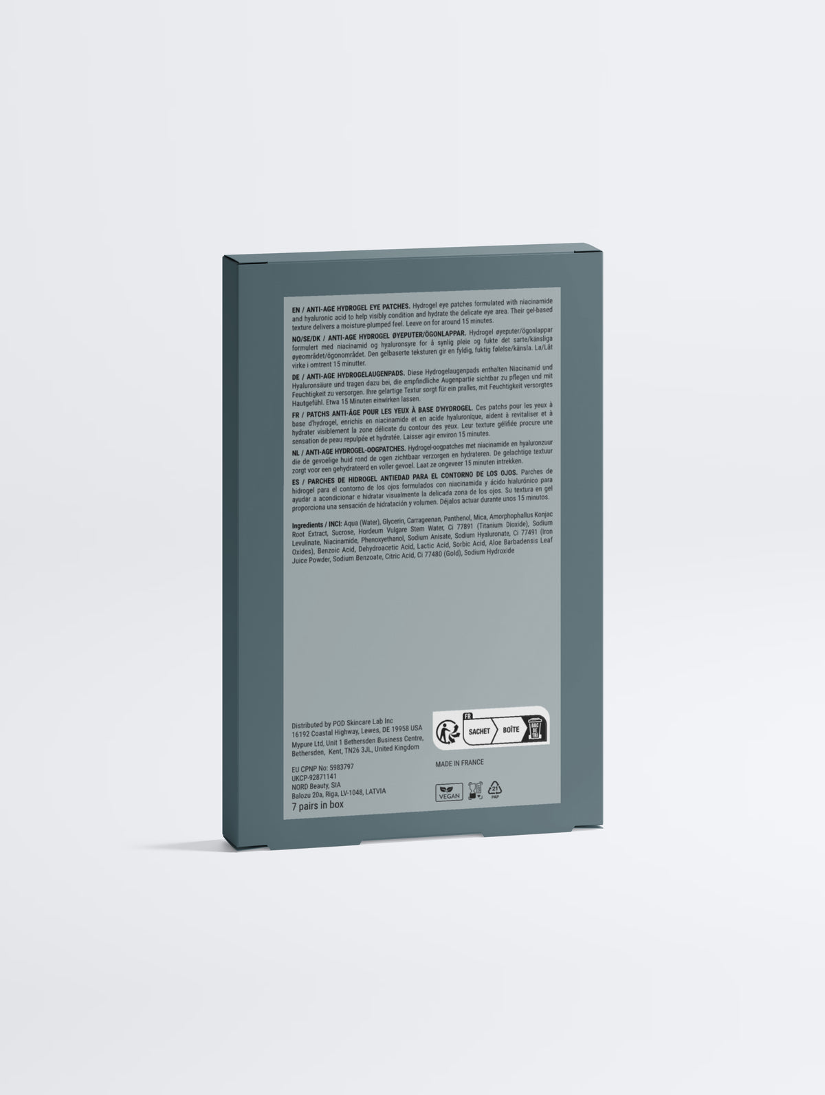 ANTI-AGE HYDROGEL EYE PATCHES