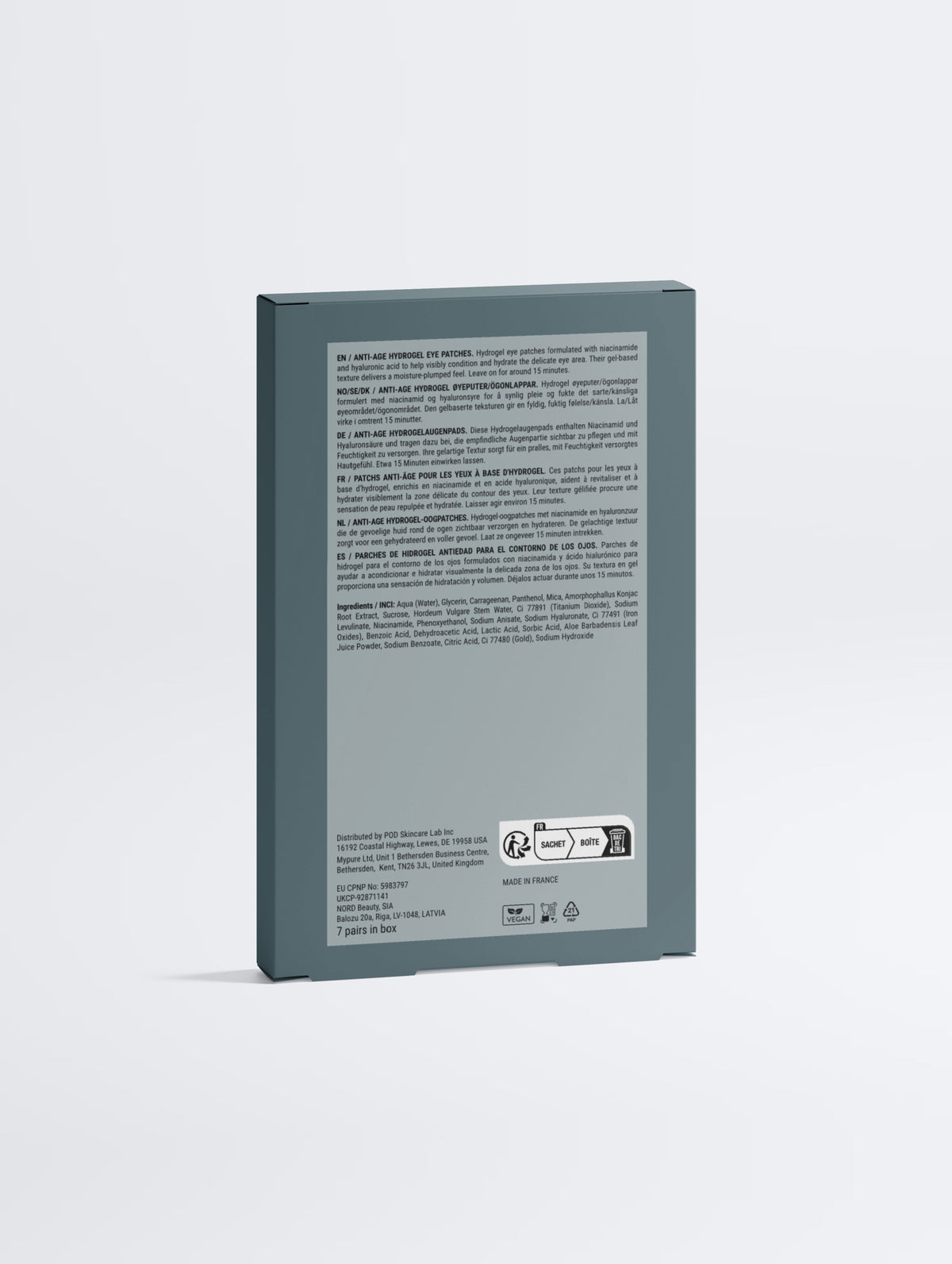ANTI-AGE HYDROGEL EYE PATCHES